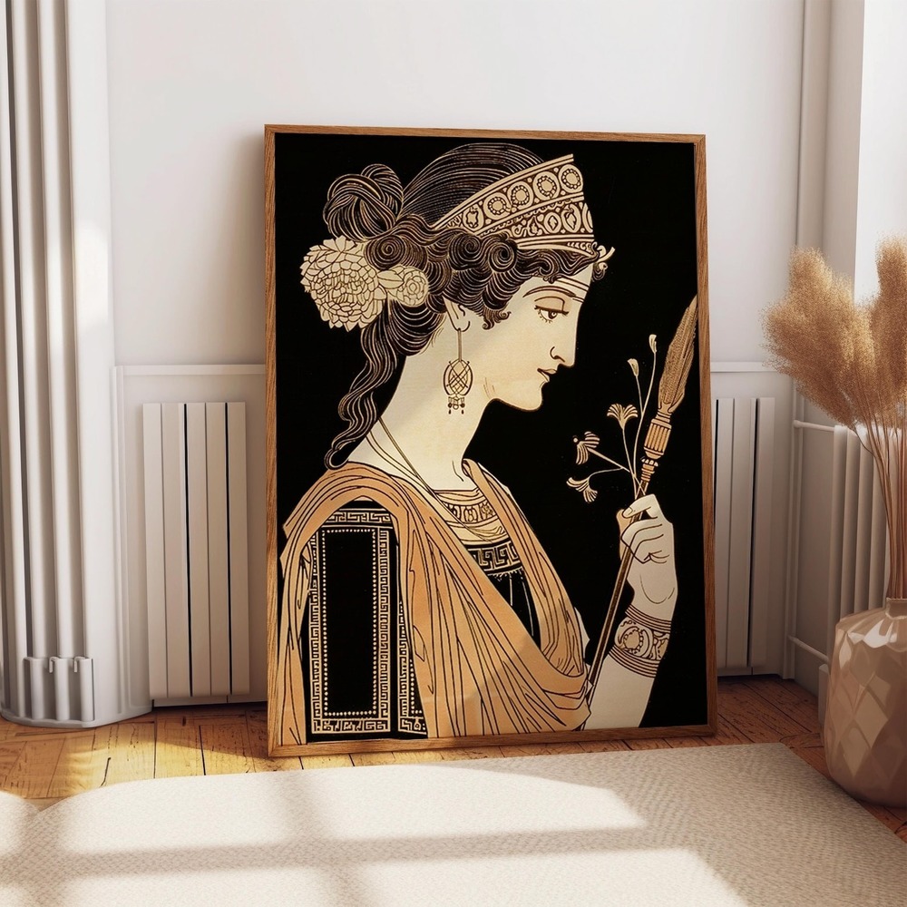 Athena Art Print - Ancient Greek Goddess Wall Art Poster